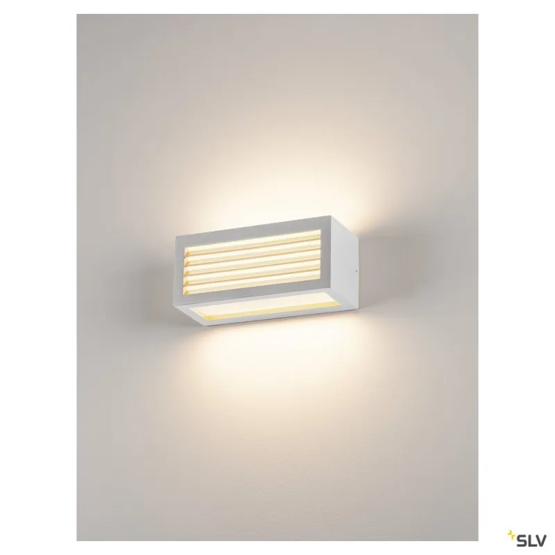 BOX-L, applique extérieure, blanc, E27, 18W max, IP54
