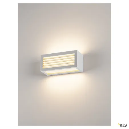 BOX-L, applique extérieure, blanc, E27, 18W max, IP54