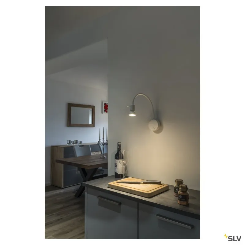 LIGHT EYE® 90, anneau déco Ø 5,7 cm, intérieur, blanc