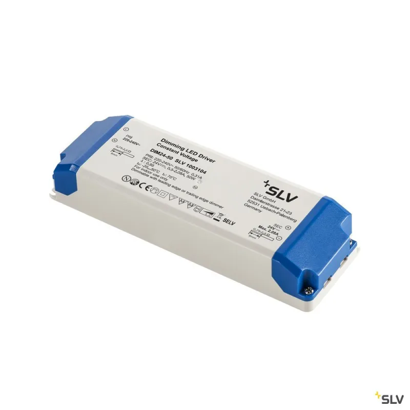 Alimentation LED, intérieur, blanc, 50W, 24V, variable