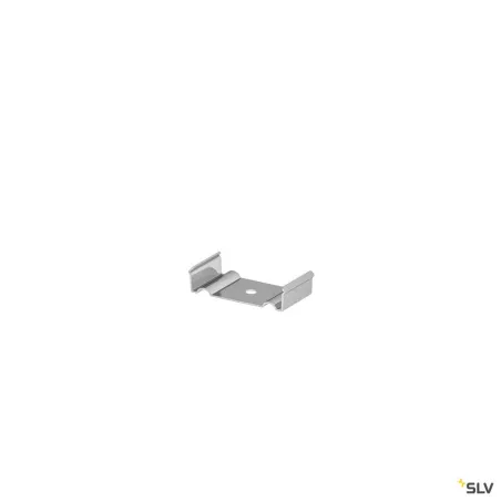 GRAZIA 20, clips de montage, invisible, inox, 2 pièces