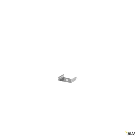 GRAZIA 10, clips de montage, invisible, inox, 2 pièces