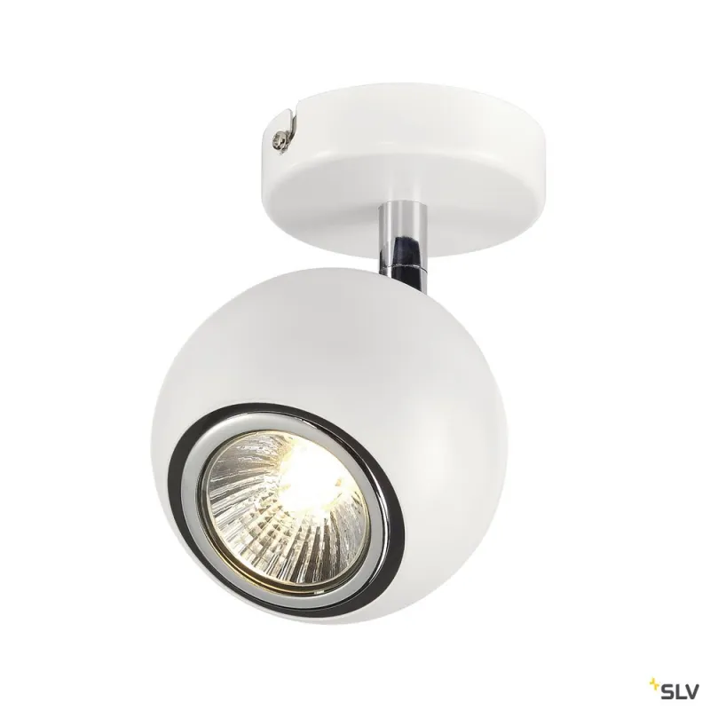 LIGHT EYE® 90, anneau déco Ø 5,7 cm, intérieur, chrome