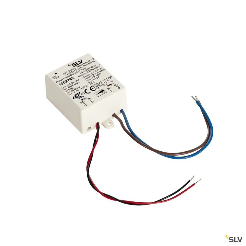 Alimentation LED, intérieur, blanc, 6W, 700mA, variable