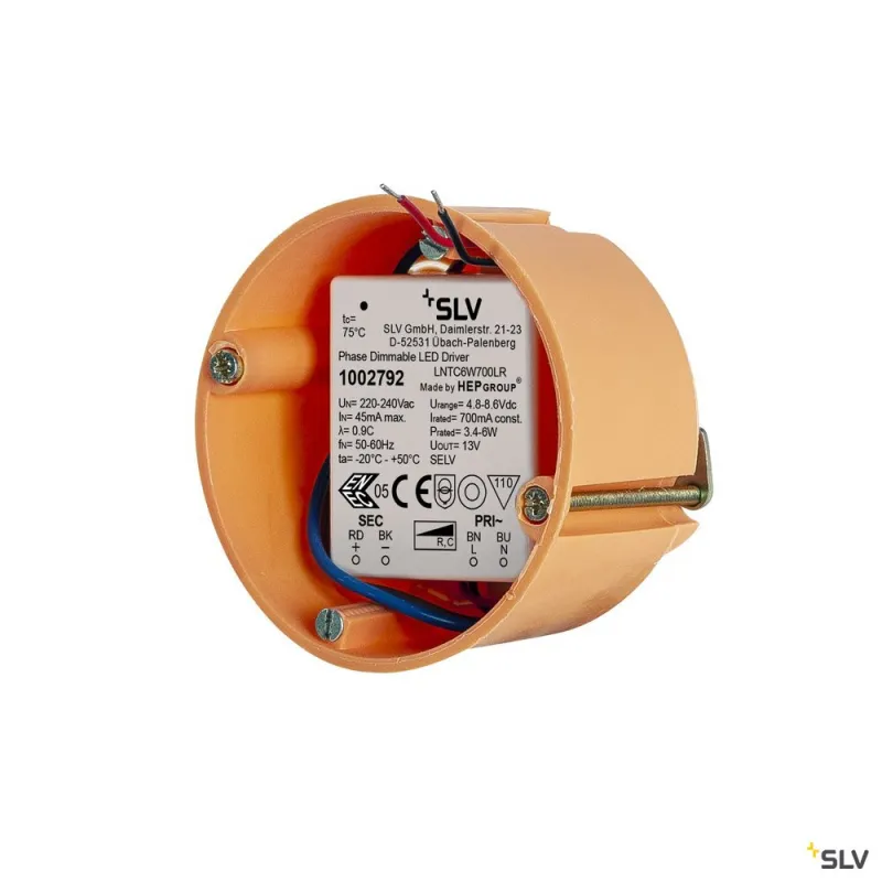 Alimentation LED, intérieur, blanc, 6W, 700mA, variable