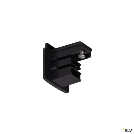 S-TRACK, embout, pour rail 3 allumages, intérieur, noir
