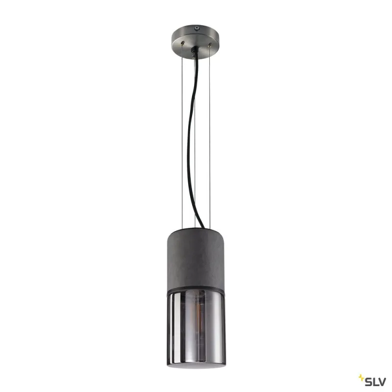 LISENNE, suspension intérieure, gris/brun, E27, 23W max