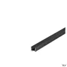 GRAZIA 20, profil en saillie, standard strié, 3 m, noir