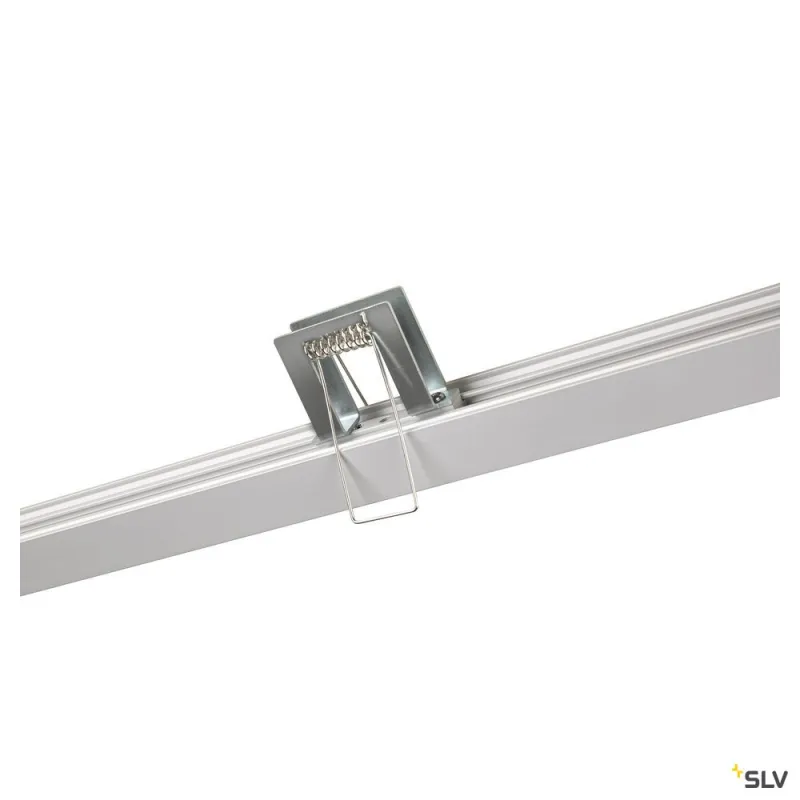 GRAZIA 20, clips de montage, chrome/aluminium, 2 pièces