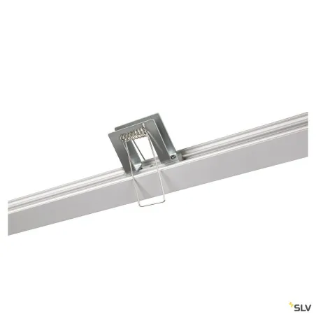 GRAZIA 20, clips de montage, chrome/aluminium, 2 pièces