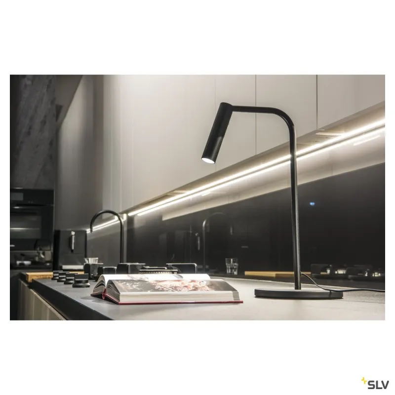 KARPO, lampe à poser intérieure, noir, LED, 6,5W, 3000K