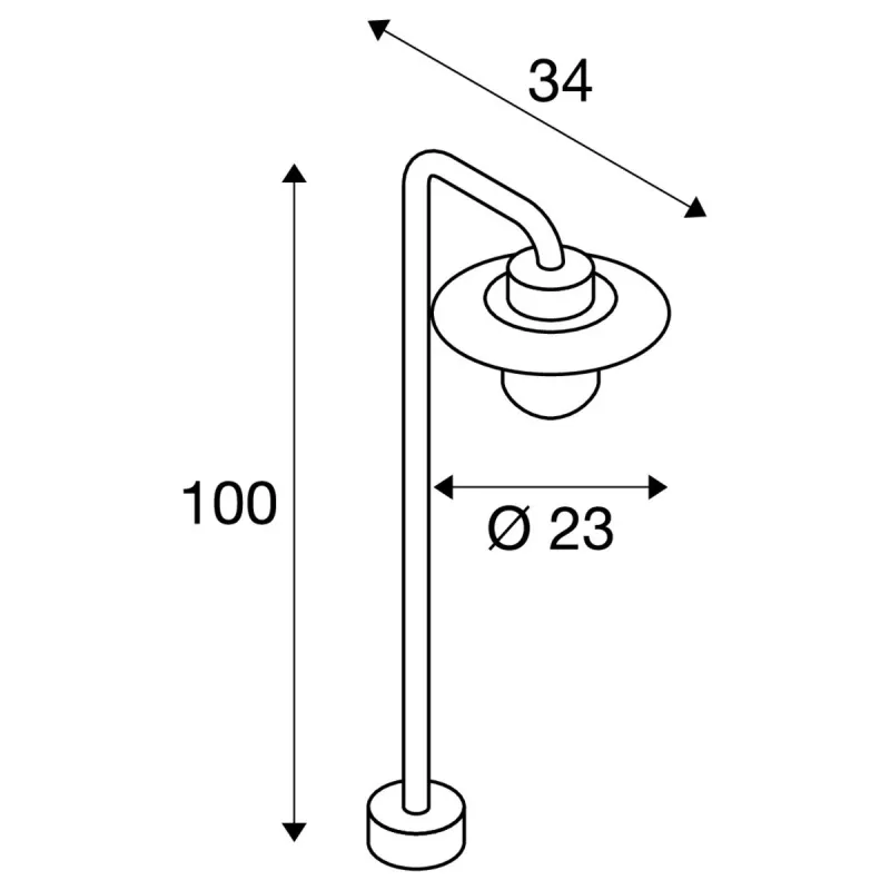 MOLAT, borne extérieure, anthracite, E27, 60W max, IP44