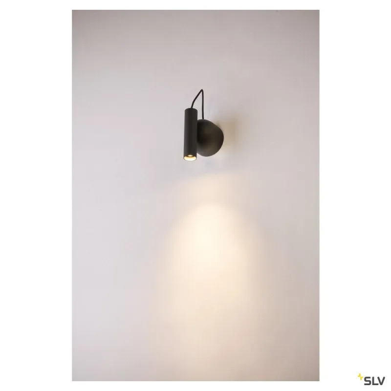 KARPO MAGN, applique intérieure, noir, LED, 6,2W, 3000K