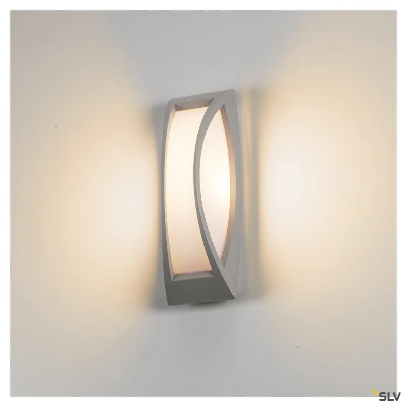MERIDIAN, applique extérieure, gris, E27, 25W max, IP54