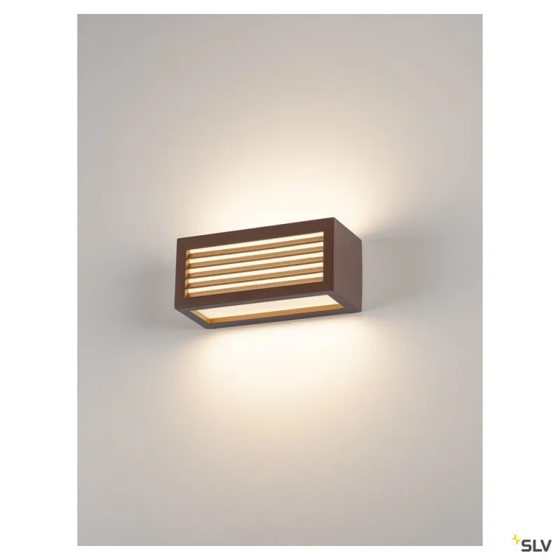 BOX-L, applique extérieure, rouille, E27, 18W max, IP54