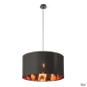 FENDA, abat-jour, intérieur, rond, Ø 70 cm, noir/cuivre