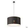 FENDA, abat-jour, intérieur, rond, Ø 70 cm, noir/cuivre