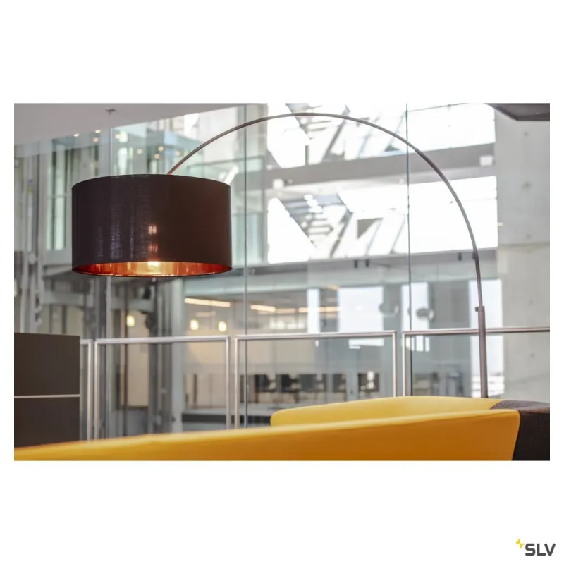 FENDA, abat-jour, intérieur, rond, Ø 70 cm, noir/cuivre