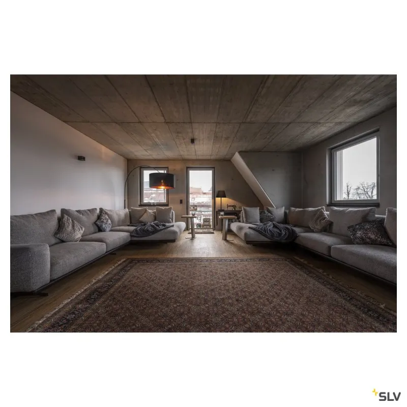 FENDA, abat-jour, intérieur, rond, Ø 70 cm, noir/cuivre