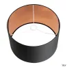 FENDA, abat-jour, intérieur, rond, Ø 45 cm, noir/cuivre