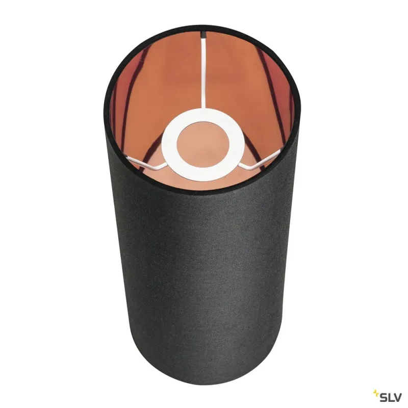 FENDA, abat-jour, intérieur, rond, Ø 15 cm, noir/cuivre