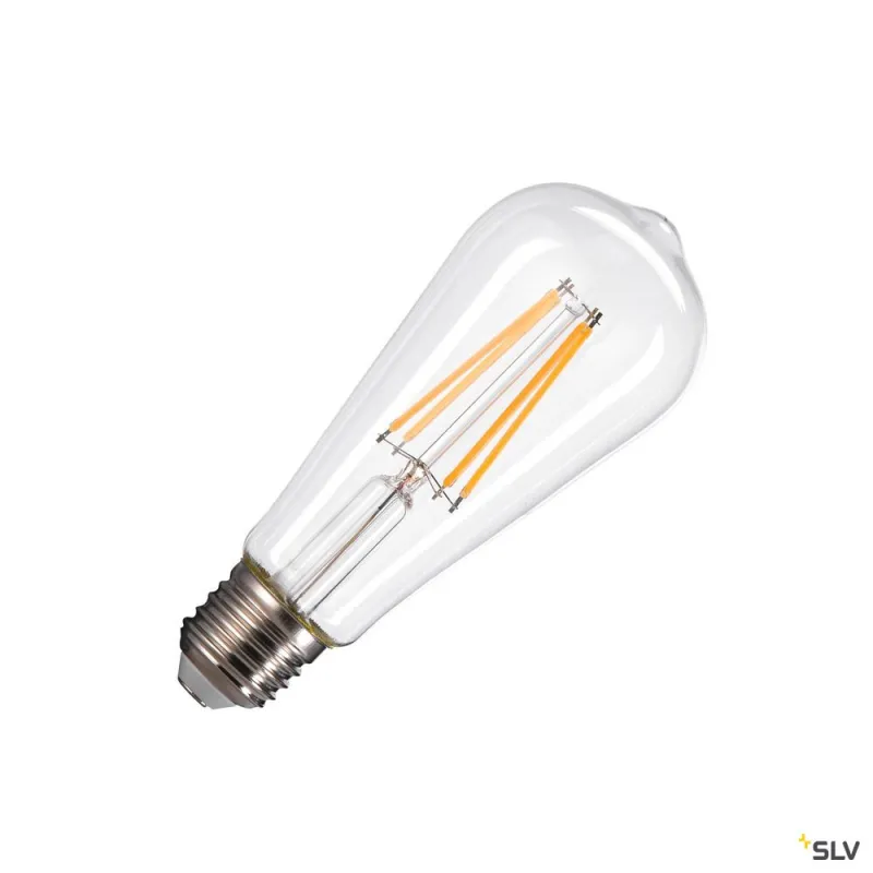 Source LED ST58, E27, transparent, 7,5W, 2700K, variable