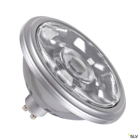 Source LED QPAR111, GU10, argent, 12,5W, 3000K, variable