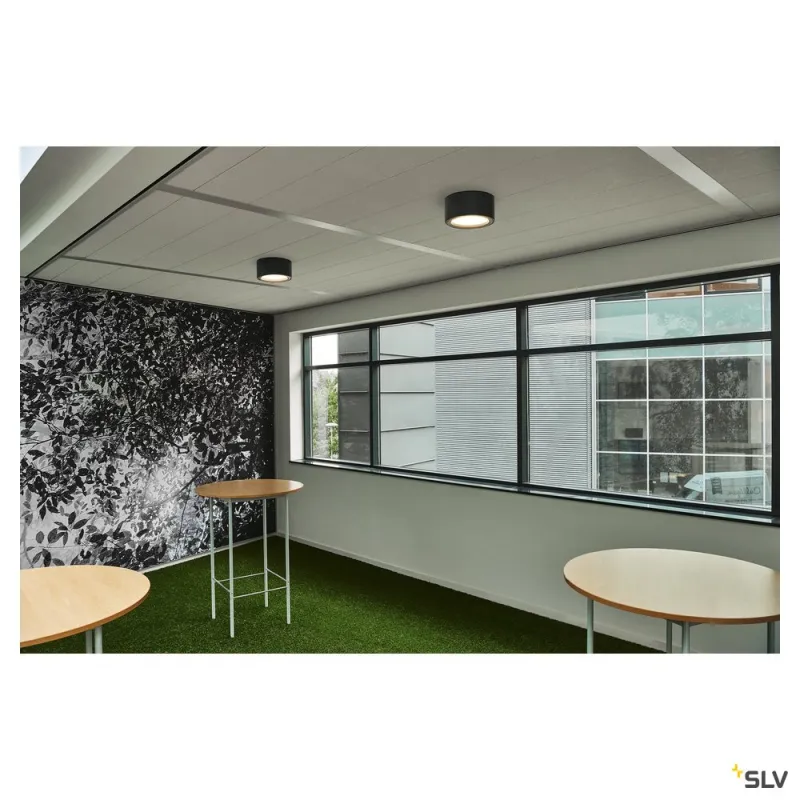 FERA 25, plafonnier intérieur, noir mat, LED, 21W, 3000K