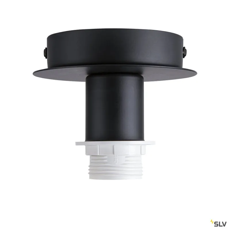 FENDA, patère, intérieur, noir, E27, 60W, sans abat-jour