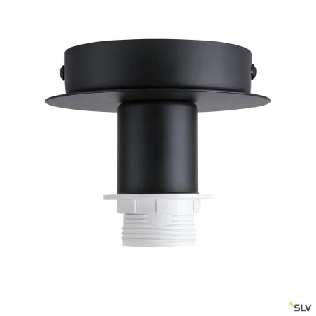 FENDA, patère, intérieur, noir, E27, 60W, sans abat-jour