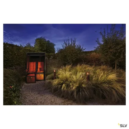 RUSTY® 70, borne extérieure, rouille, E27, 11W max, IP55