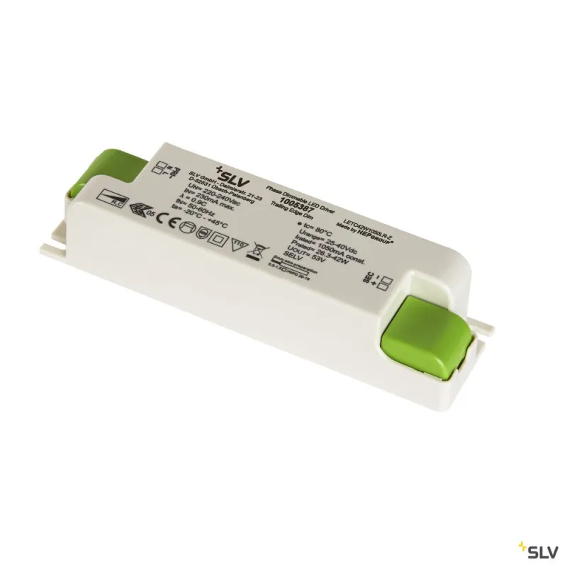 Alimentation LED, intérieur, blanc, 40W, 1050mA, variable