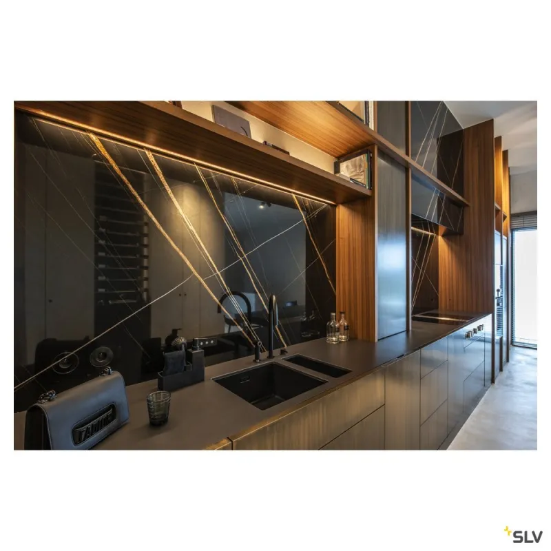 GRAZIA 10, diffuseur plat, 2 m, plastique PC, transparent