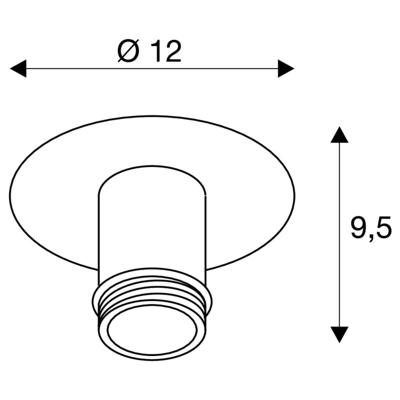 FENDA, patère, intérieur, blanc, E27, 60W, sans abat-jour