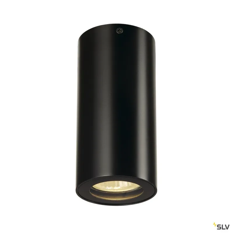 ENOLA B, plafonnier intérieur, noir, GU10/QPAR51, 35W max