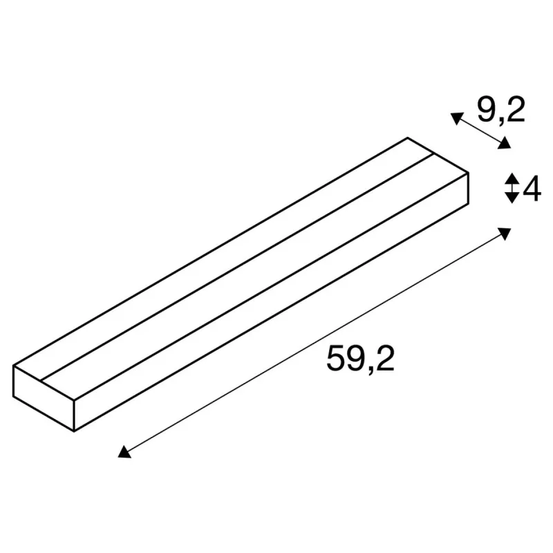 SEDO 14, applique intérieure, alu brossé, LED, 16W, 3000K