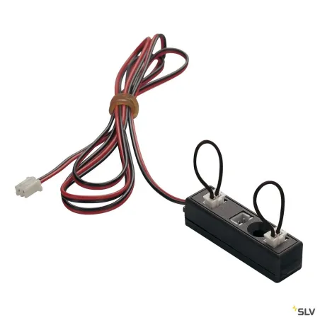 Fiche de connexion, intérieur, 3 sorties, noir, 350mA max