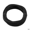 Câble textile, intérieur, 3 pôles, 3x0,75 mm², noir, 10 m