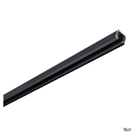 EUTRAC®, rail 3 allumages, intérieur, en saillie, noir, 3m