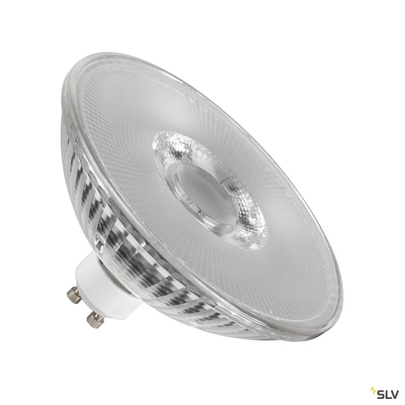 Source LED QPAR111, GU10, transparent, 8W, 2700K, variable