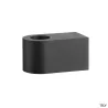FITU CUBE, applique intérieure, noir, E27/LED E27, 20W max