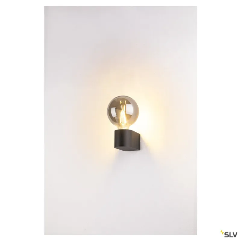 FITU CUBE, applique intérieure, noir, E27/LED E27, 20W max