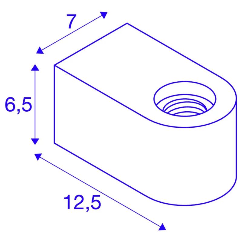 FITU CUBE, applique intérieure, noir, E27/LED E27, 20W max