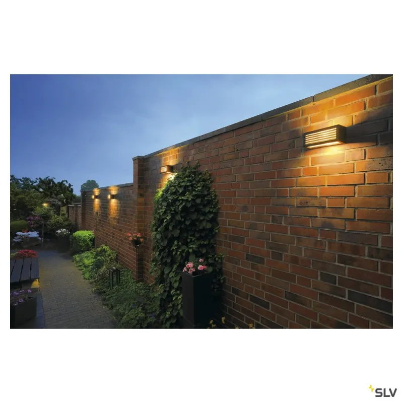 BOX-L, applique extérieure, anthracite, E27, 18W max, IP54