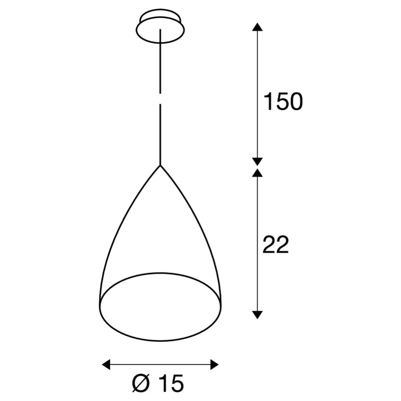 TONGA®, suspension intérieure, gris/blanc, E14/C35, 60W max