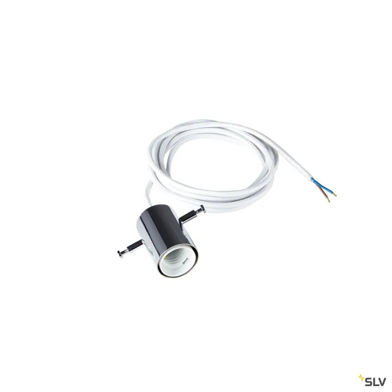 QUADRASS, suspension intérieure, blanc/chrome, E27, 40W max