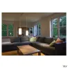 QUADRASS, suspension intérieure, blanc/chrome, E27, 40W max