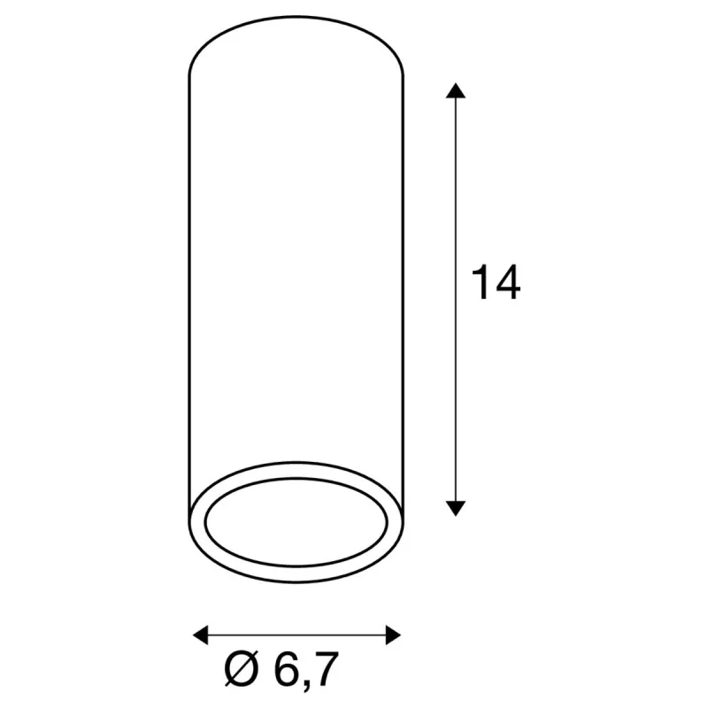 ENOLA B, plafonnier intérieur, laiton, GU10/QPAR51, 35W max