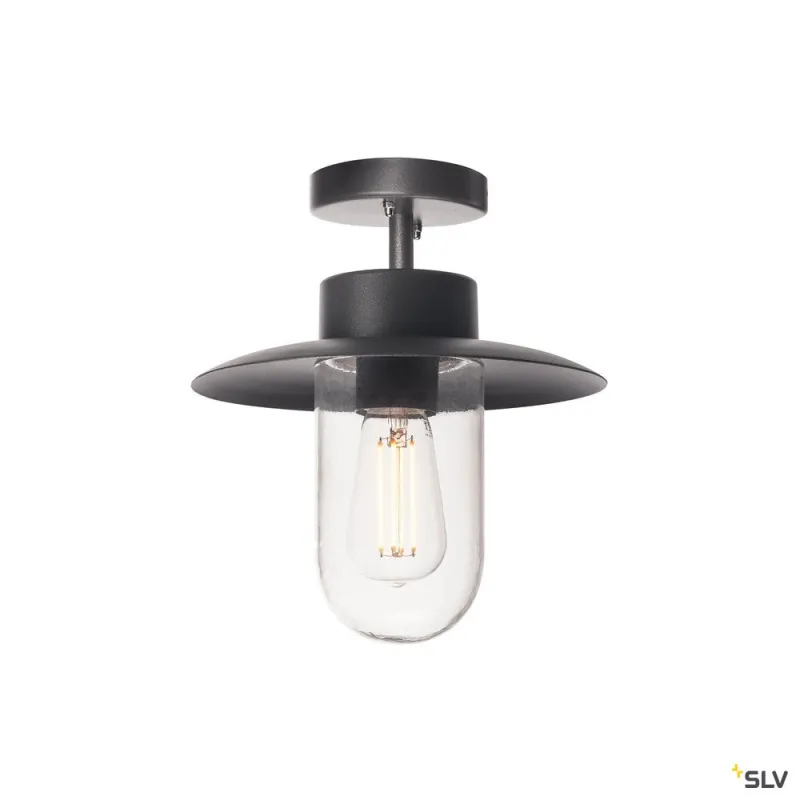 MOLAT, plafonnier extérieur, anthracite, E27, 60W max, IP44