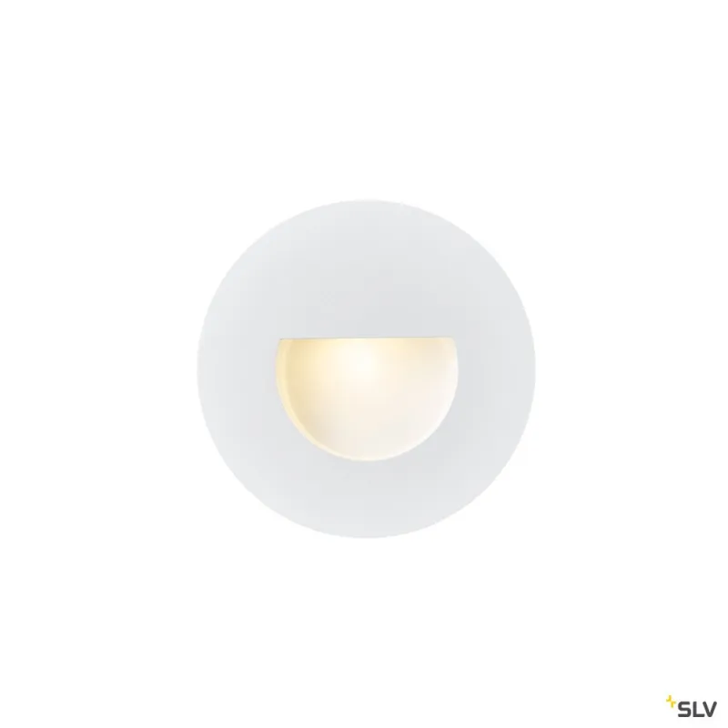 WORO, encastré mural intérieur, blanc mat, LED, 1,2W, 3000K